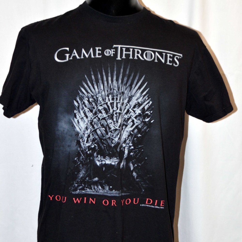 Game of Thrones “You Win or You Die” T-Shirt Black